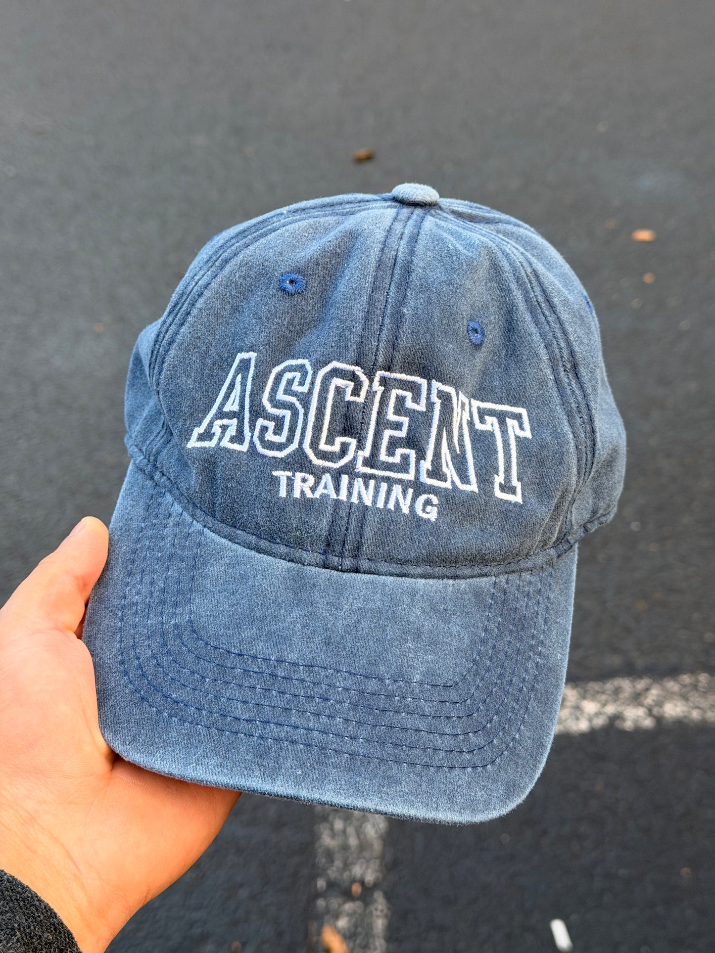 Washed Blue Hat